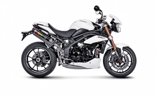Akrapovic Slip-on Line Carbon Set met E-keur Triumph Speed Triple / R 1050 2012-2015